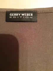 Vorschaubild 5 von Damen T-Shirt Gr. 38/M Oliv Feminin Pailletten V-Ausschnitt