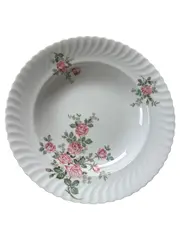 Vorschaubild 1 von KAISER Suppenteller Porzellan Weiß Rosenmuster Klassisch 23cm