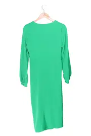 Vorschaubild 2 von Damen Sommerkleid Gr. 40 M Grün Elegant Wickelkleid Midikleid