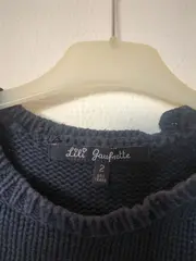 Vorschaubild 3 von Kinder Pullover Bär Gr. 92 (2 Jahre) Blau Charmant Strick