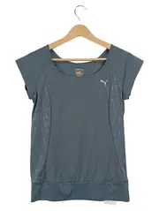 Vorschaubild 1 von Damen Sport Shirt Grau Gr. 34/XS Polyester Laufshirt