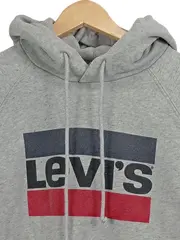 Vorschaubild 3 von Herren Kapuzenpullover Hoodie Grau S Logo Print Freizeit Baumwolle