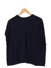 Vorschaubild 2 von Damen Pullover V-Ausschnitt Blau Gr. 34/XS Basic Casual