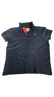 Vorschaubild 2 von Herren Poloshirt Gr. 50/L Blau Casual Baumwolle