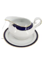 Vorschaubild 1 von Sauciere Porzellan Weiß Klassisch Elegant 17.5cm Soßenkanne