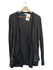 Vorschaubild 1 von Damen Cardigan Strickjacke Schwarz Gr. S Langarm Casual