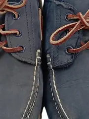 Vorschaubild 6 von Herren Bootsschuhe Schnürschuhe Leder Blau Gr. 45 Maritim
