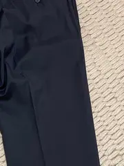 Vorschaubild 3 von Herren Anzughose Business Blau Wolle Gr. 24 / W34