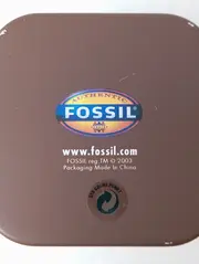 Vorschaubild 2 von Schmuckschatulle Vintage Metall Braun 6x3.5cm Aufbewahrungsbox