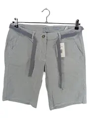 Vorschaubild 1 von Damen Stoffhose Gr. W31 L Grau Gestreift Baumwolle Freizeit