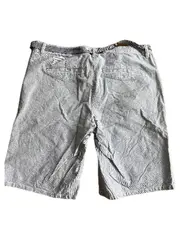 Vorschaubild 5 von Damen Stoffhose Gr. W31 L Grau Gestreift Baumwolle Freizeit