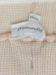 Vorschaubild 2 von Kinder Shorts Einheitsgröße Beige Casual Baumwolle Waffelpiqué