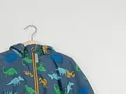 Vorschaubild 4 von Kinder Outdoorjacke Gr. 110 Blau Tiermotive Kapuze Frühling Sommer