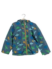 Vorschaubild 1 von Kinder Outdoorjacke Gr. 110 Blau Tiermotive Kapuze Frühling Sommer