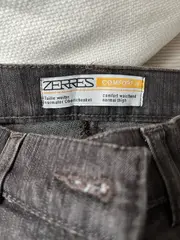 Vorschaubild 6 von Damen Jeans Regular Fit Gr. 36 Braun Casual mit Strasssteinen