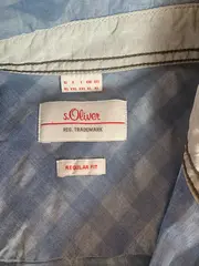 Vorschaubild 3 von Herren Freizeithemd Hemd Blau Kariert Casual Gr. XL