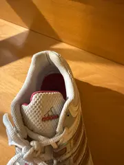 Vorschaubild 3 von Damen Sportschuhe Laufschuhe Gr. 39,5 Weiß Streifen Mesh