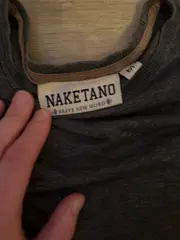 Vorschaubild 4 von Herren T-Shirt Grau Gr. 48/M Casual Kurzarm Shirt