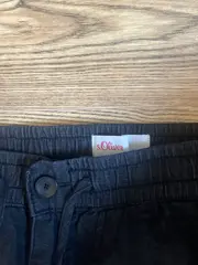 Vorschaubild 3 von Damen Stoffhose Gr. 34 Casual Grau Leinen