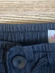 Vorschaubild 4 von Damen Stoffhose Gr. 34 Casual Grau Leinen