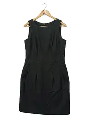 Vorschaubild 1 von Businesskleid Damen Gr. 40/L Schwarz Klassisch Elegant Etuikleid