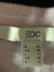 Vorschaubild 3 von EDC Damen Pullover Rosa Gr. 38 Casual Langarm Baumwolle