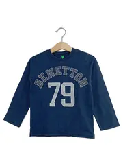 Vorschaubild 1 von Langarmshirt Gr. 110 Blau Logo 79 Kinder Baumwolle