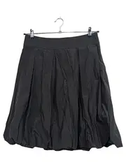 Vorschaubild 1 von Basic Faltenrock Ballonrock Damen Gr. M 38 Schwarz Elegant