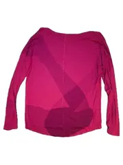 Vorschaubild 2 von Langarmshirt Damen Gr. 38 M Pink Basic Viskose Shirt