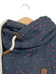 Vorschaubild 4 von Damen Kapuzenpullover Hoodie Gr. M Blau Sterne Muster