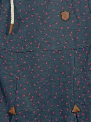 Vorschaubild 5 von Damen Kapuzenpullover Hoodie Gr. M Blau Sterne Muster