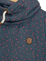 Vorschaubild 3 von Damen Kapuzenpullover Hoodie Gr. M Blau Sterne Muster