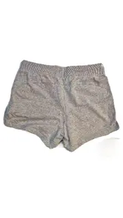 Vorschaubild 4 von Damen Sport Shorts Meliert Grau Gr. M 38 Baumwolle Zugband