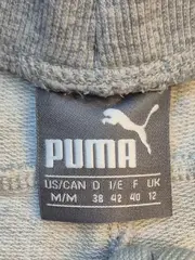 Vorschaubild 3 von Damen Sport Shorts Meliert Grau Gr. M 38 Baumwolle Zugband