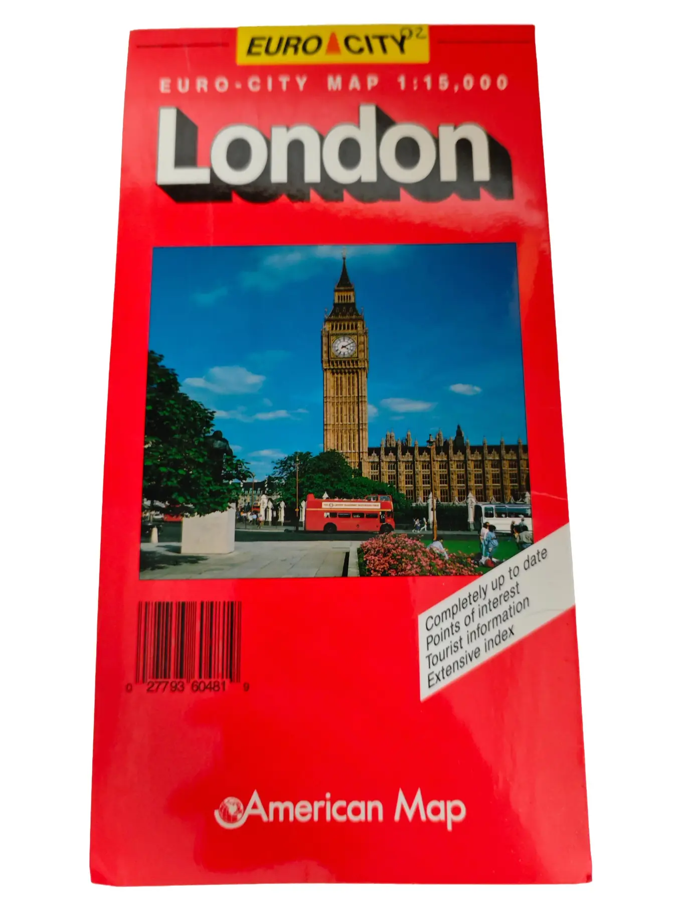 American Map London Stadtplan 1:15.000 Faltplan Reiseführer Englisch