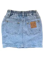 Vorschaubild 3 von Jeansrock Mädchen Blau Gr. 98 Casual 100% Baumwolle Minirock