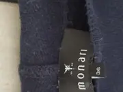 Vorschaubild 6 von Damen Pullunder mit Kapuze Gr. 36/S Blau Baumwolle Casual