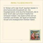 Vorschaubild 3 von Dicke Luft in der Gruft Brettspiel Familienspiel Grusel ab 8 Jahre