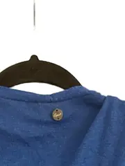 Vorschaubild 4 von Damen Strickjacke Cardigan Langarm Uni Blau Gr. 34/XS Freizeit