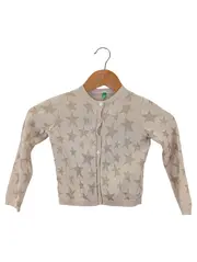 Vorschaubild 1 von Kinder Strickjacke Gr. 110 Beige Sterne Casual