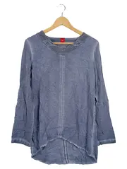 Vorschaubild 1 von Bluse Kinder 176 Blau Casual Häkelkragen Langarm