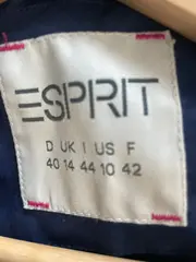 Vorschaubild 4 von Damen Parka Outdoorjacke Blau Baumwolle Kapuze Gr. 40 L