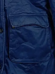 Vorschaubild 3 von Damen Parka Outdoorjacke Blau Baumwolle Kapuze Gr. 40 L