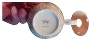 Vorschaubild 4 von Thomas Germany Kaffeetasse mit Untertasse Porzellan Braun Weiß Gestreift