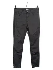 Vorschaubild 1 von Damen Stoffhose Grau Uni Casual Gr. 42 L31