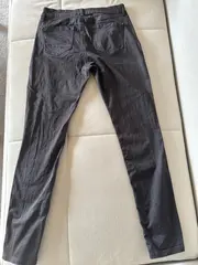 Vorschaubild 4 von Damen Stoffhose Grau Uni Casual Gr. 42 L31