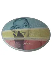 Vorschaubild 1 von Schmuckschatulle Vintage Oval Mehrfarbig Metall Dose Box