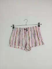 Vorschaubild 2 von Damen Schlafanzug Shorts gestreift Baumwolle Mehrfarbig 36/S