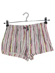 Vorschaubild 1 von Damen Schlafanzug Shorts gestreift Baumwolle Mehrfarbig 36/S