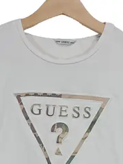 Vorschaubild 3 von Kinder T-Shirt Gr. 128 Weiß Logo Camouflage Kurzarm Shirt